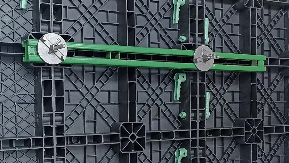 Plastic formwork TEKO – modular plastic formwork panels for concrete
