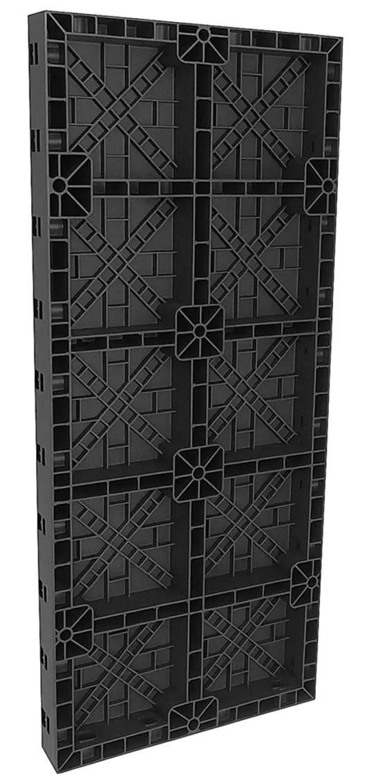 Reusable plastic formwork panel 150x60 for concrete walls – TEKO