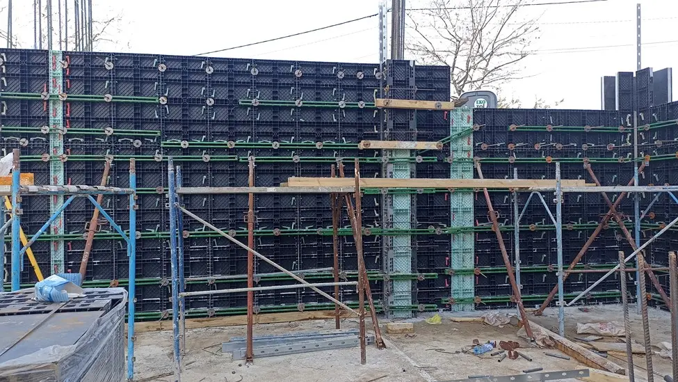 TEKO plastic formwork – 3.60 m wall construction in Simeonovo, Sofia